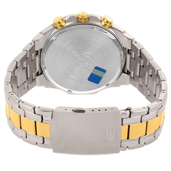 Casio Edifice EFR-539 | Silver-Gold White Dial Luxe Edition