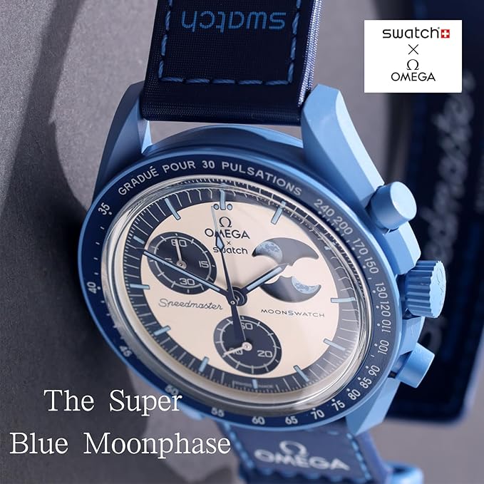 Omega Swatch MoonsWatch - Blue