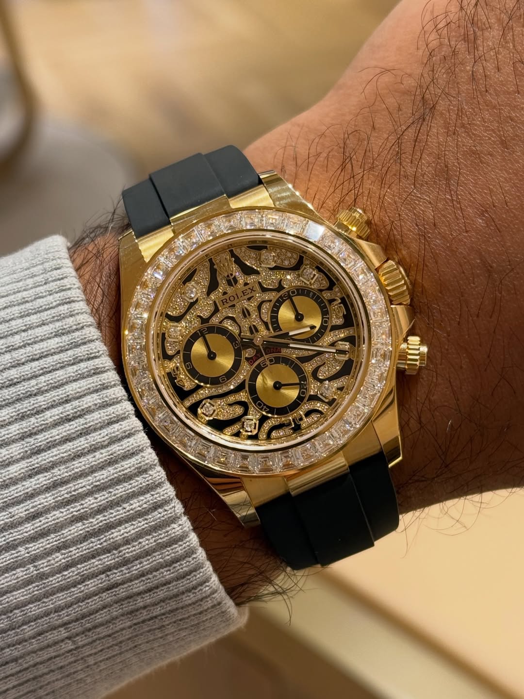 Rolex Daytona Eye of The Tiger Rose Gold