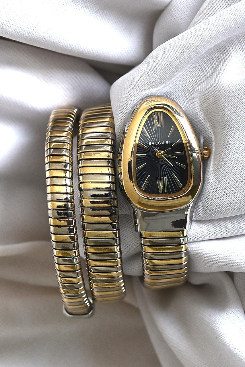 BVL SERPENTINE - Two Tone - Gold STRAP SPIRAL