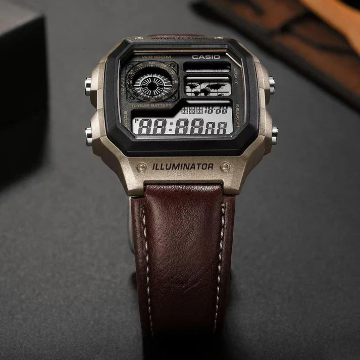 CASIO AE 1200 LEATHER